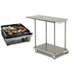 Plancha électrique avec desserte Roller Grill